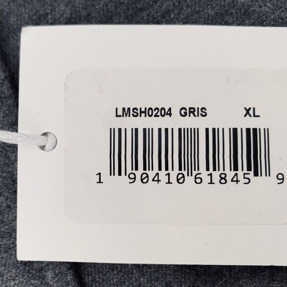 NWT FRAME Brushed Flannel Shirt Men XL Gray Button Up Soft Classic Cabincore - Picture 4 of 8